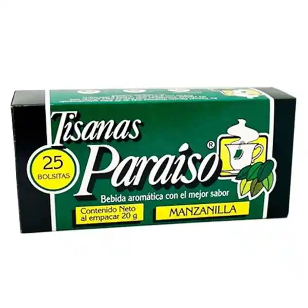 Tisanas Aromática Paraíso Manzanilla