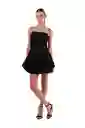Vestido Corto Britt Negro Talla XS Mercedes Campuzano