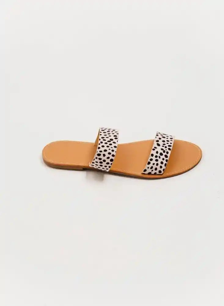 Sandalias Plana Mujer Animal Print Talla 35 Arkitect