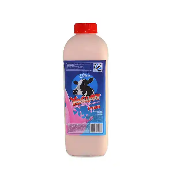 D'Lusia Yogurt Entero Sabor Fresa