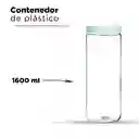 Miniso Contenedor Sellado Verde 1600 mL