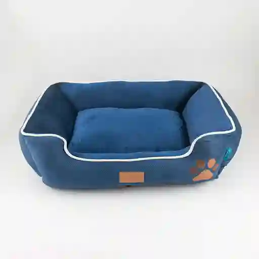 Vida de Perro Cama de Perro Rectangular Azul 75 x 60 x 25 cm