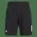 Adidas Short Club 3str Para Hombre Negro Talla S7 Ref: JG3589