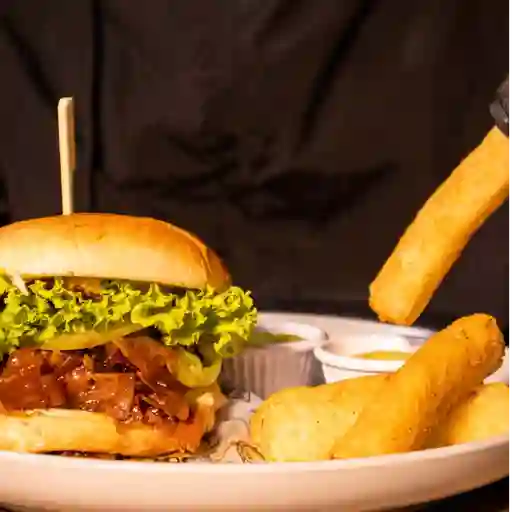 Bacon jam burger
