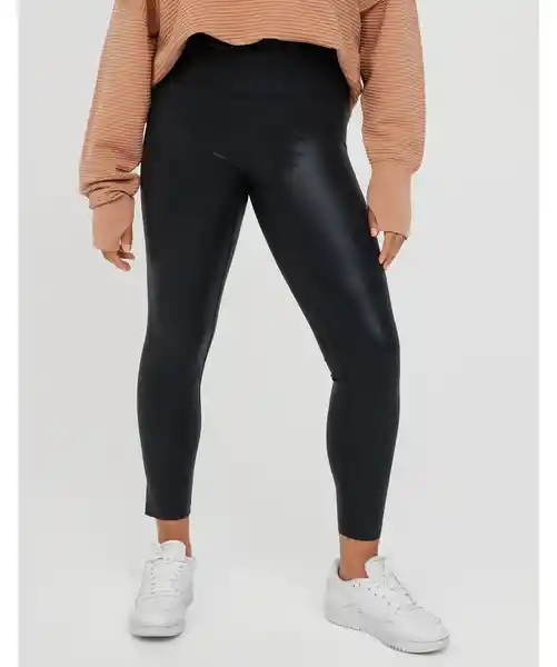 Leggings Reg Aerie Negro Talla LG American Eagle