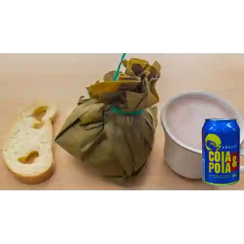 Combo Tamal Tolimense + Cola y Pola en Lata