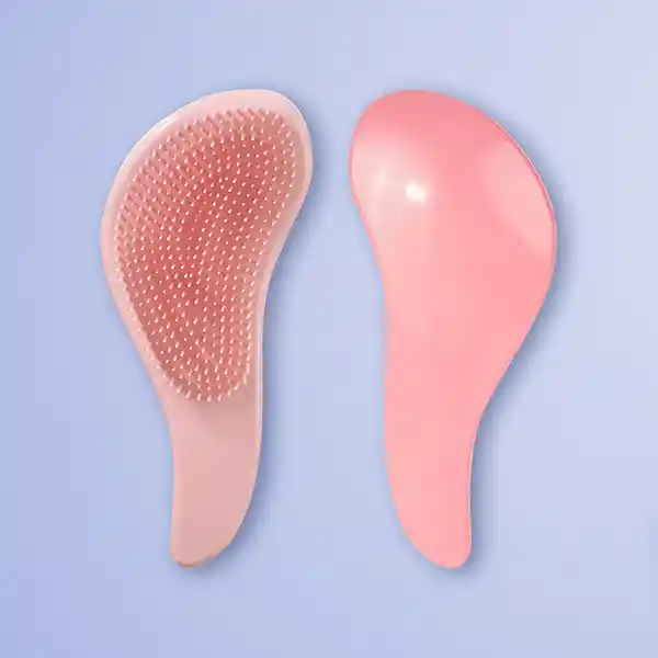 Cepillo Para el Cabello Bicolor Suave Rosa Miniso