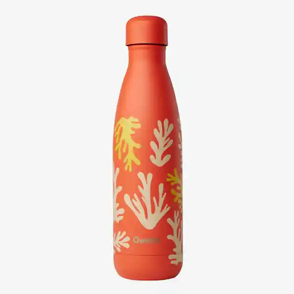 Qwetch Botella Isotérmica Coral Naranja 500 mL