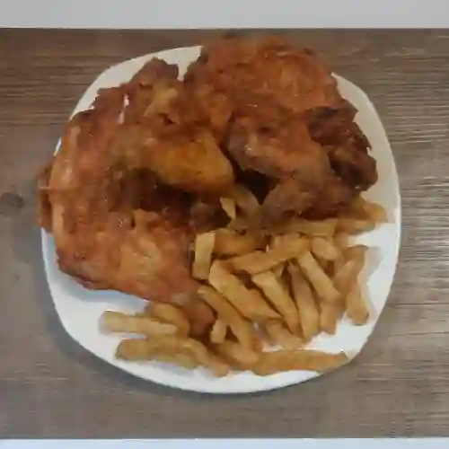 1 Pollo Frito + Papa a la Francesa.