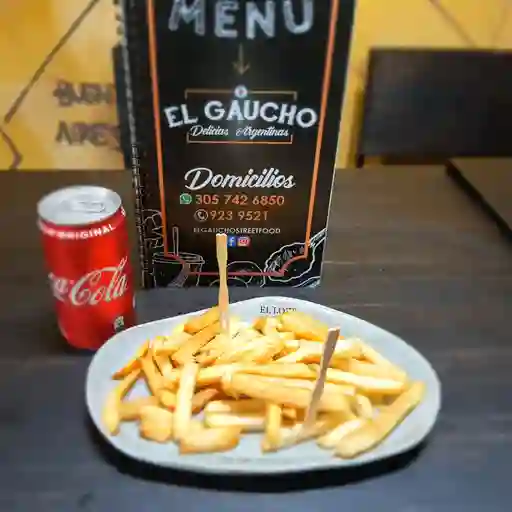 Combo 150gr de Papas Francesa y una Gaseosa de 250ml