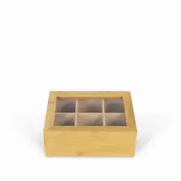 Caja Para té en Bambú Ambiente Gourmet