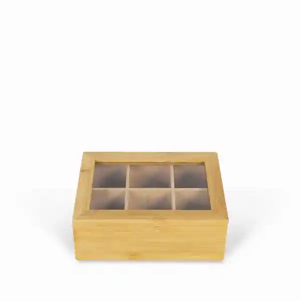 Caja Para té en Bambú Ambiente Gourmet