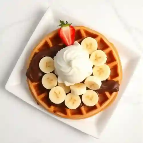 Waffle de Nutella Banano