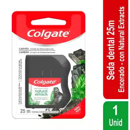 Seda Dental Colgate Carbón x 25 m