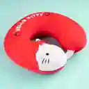Almohada Viaje Para Cuello Hello Kitty Rojo Serie Sanrio Miniso