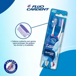 Cepillo Dental Fluocardent Blancura Max x 2 und