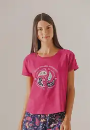 Camiseta Pijama Fucsia Talla S Bronzini