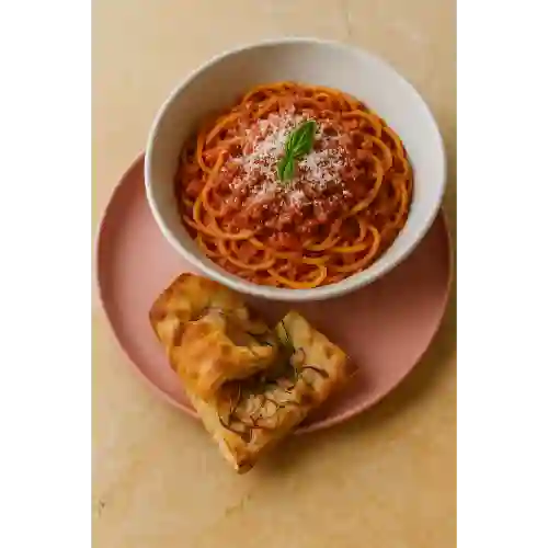 Boloñesa & Focaccia