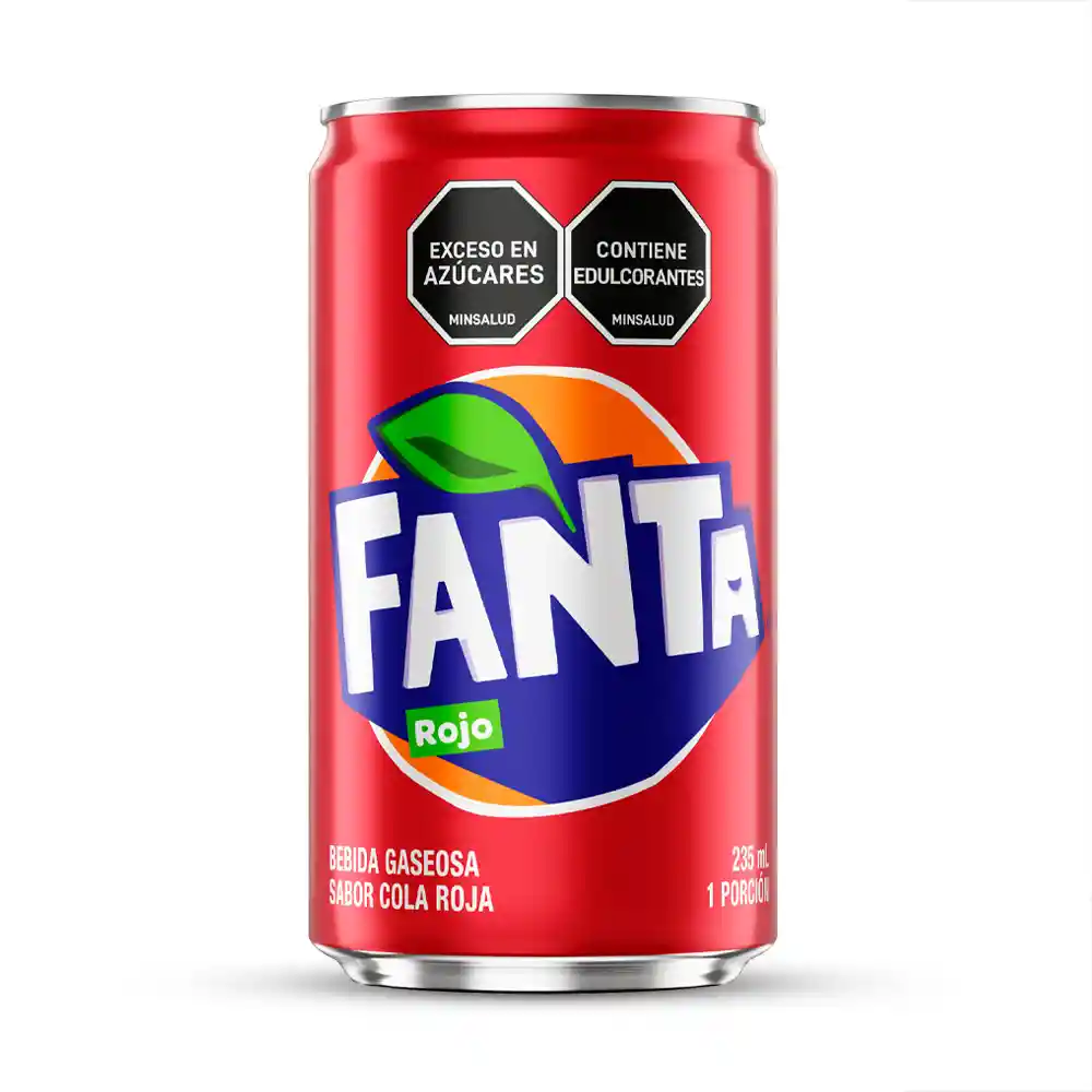 Fanta Gaseosa Cola Roja 235 mL