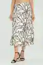 Falda Cikoya Color Marfil Talla 14 Ragged
