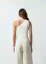 Camisa Tejido Mujer Crudo Marfil Claro Talla S 582G041 Naf Naf