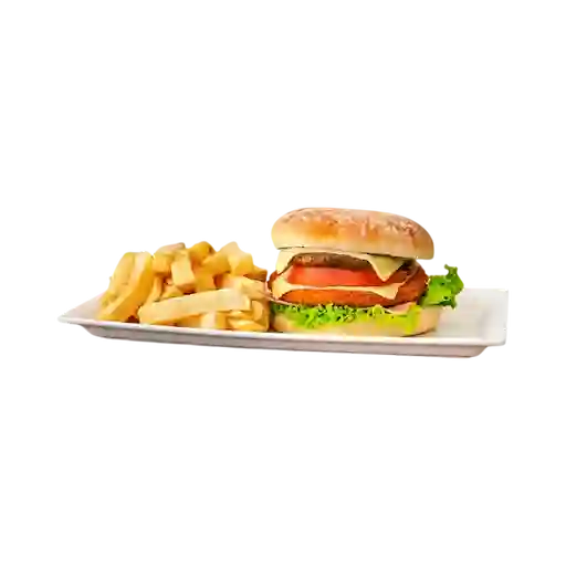 Hamburguesa Mixta Sin Papas