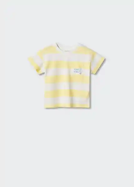 Kit Camiseta Ancla Amarillo Talla 70 Niños Mango