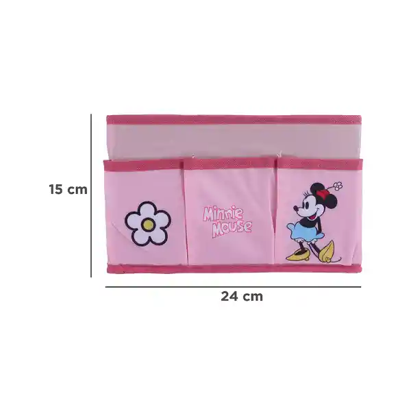 Organizador de Tela Para Almacenamiento Mouse Minnie Rosa Miniso