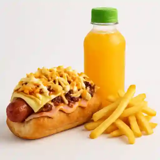 Combina2 Perro Papas y Bebida