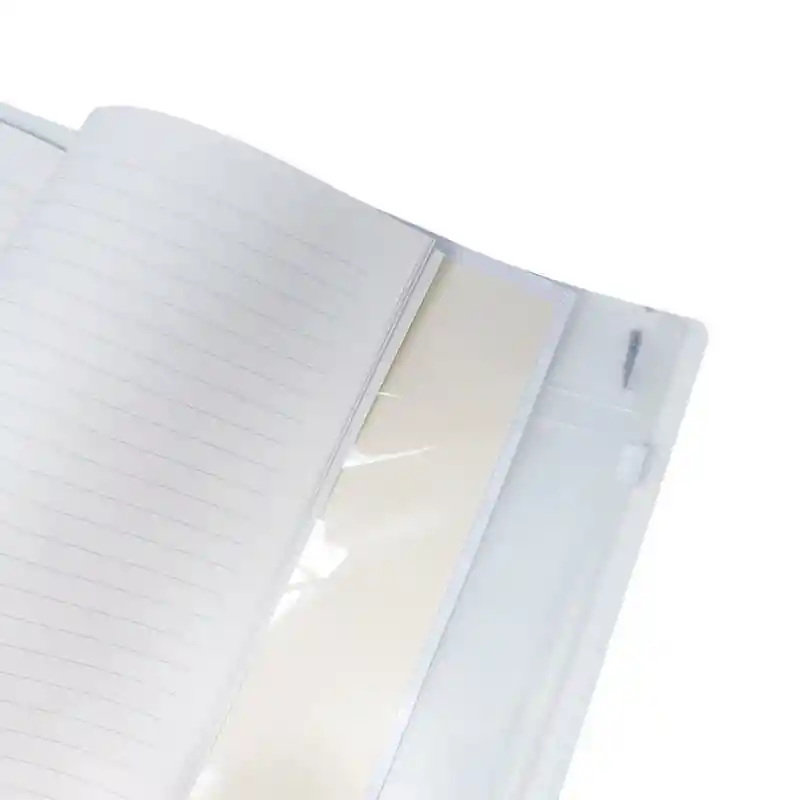 Miniso Cuaderno de Notas B5 Con Carpeta Blanco