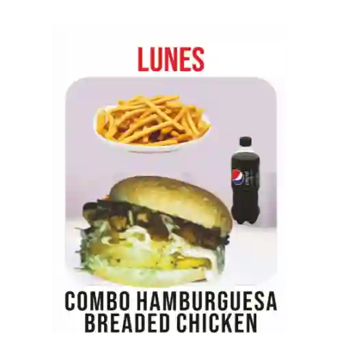 Combo de Hamburguesa Breaded Chiken