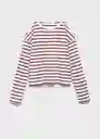 Camiseta Cutoutr Granate Talla 10 Niña Mango