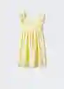 Vestido Aura Amarillo Talla 09 Niña Mango