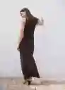 Vestido Cuba Marrón Talla M Mujer Mango