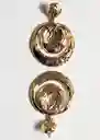 Pendientes Antonia Oro Talla 99 Mujer Mango