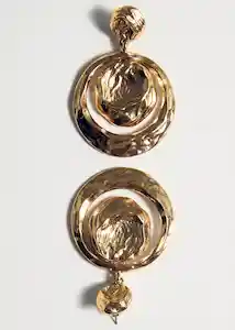 Pendientes Antonia Oro Talla 99 Mujer Mango
