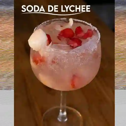 Soda de lychee