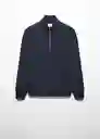 Buzo Sudadera Winne Navy Talla M Hombre Mango