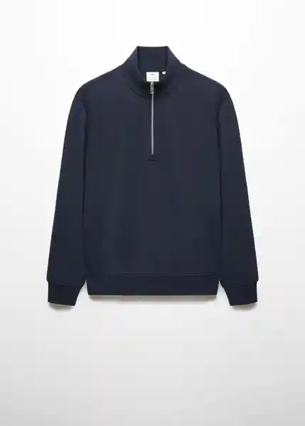 Buzo Sudadera Winne Navy Talla M Hombre Mango