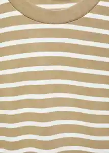 Camiseta French Piedra Talla XXL Hombre Mango