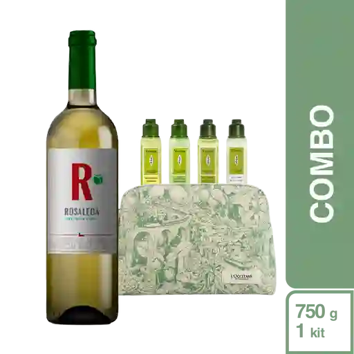 Combo Rosaleda Vino Blanco Sauvignon + Kit Verbena Viajera