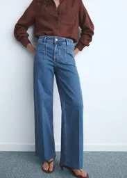 Jean Jessie Tejano Medio Talla 38 Mujer Mango
