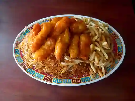 Valenciana con Pollo Agridulce