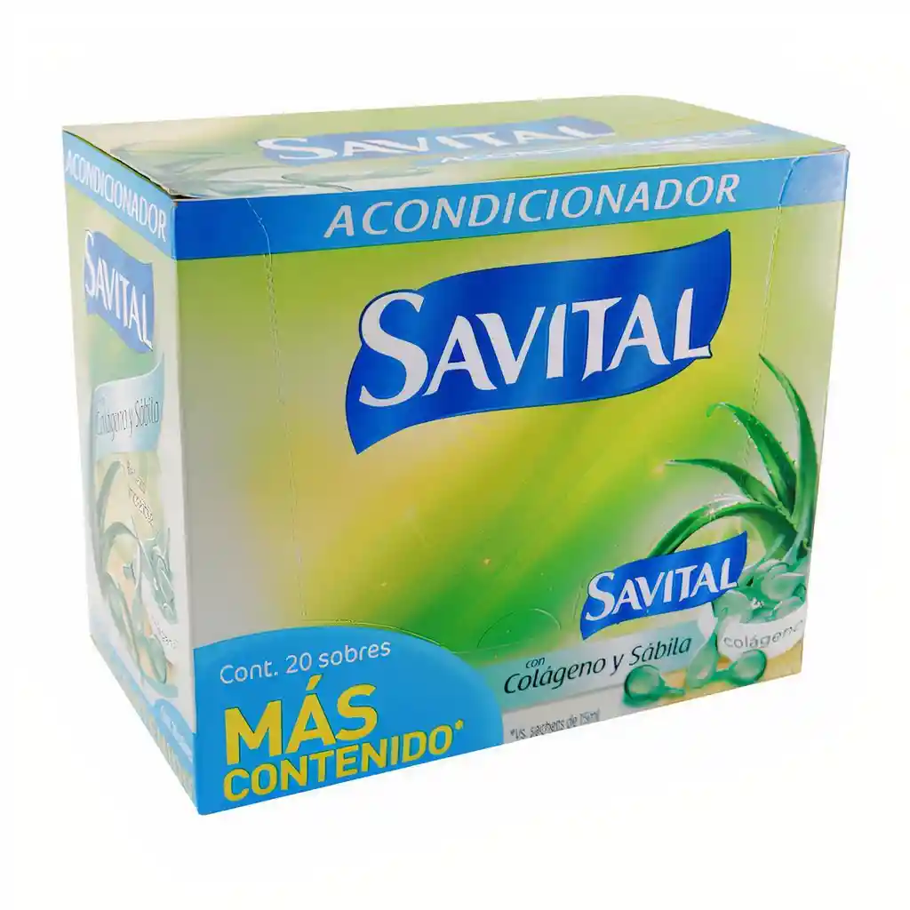 Savital Acondicionador con Colágeno Sábila