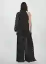 Pantalón Adela Negro Talla XS Mujer Mango