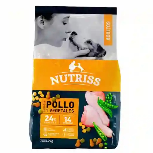 Nutriss Alimento para Perro Adulto Sabor a Pollo y Vegetales