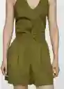 Bermuda Max Khaki Talla L Mujer Mango