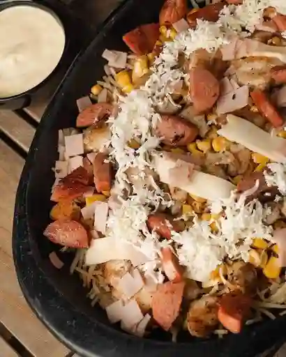 Salchipapas Especial Roxy