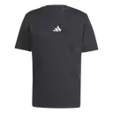 Adidas Camiseta Manga Corta Lifestyle de Hombre Negro Talla S