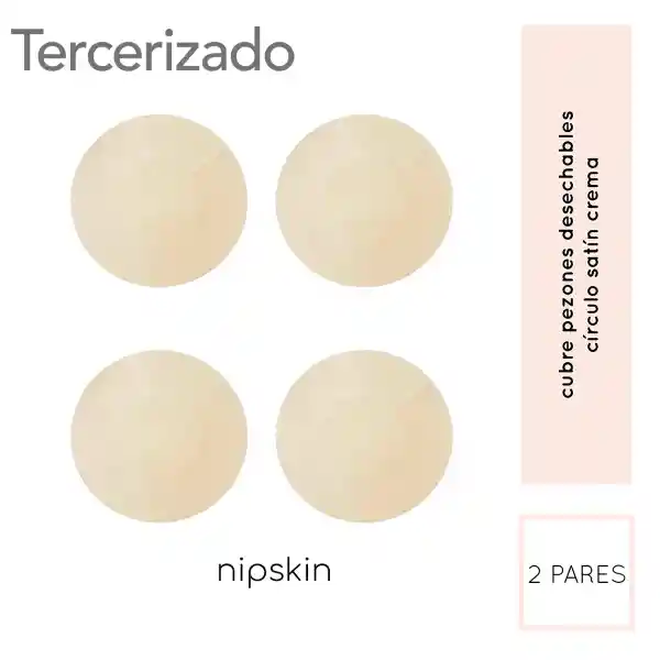 Nipskin Stickies Círculo Satin Ivory